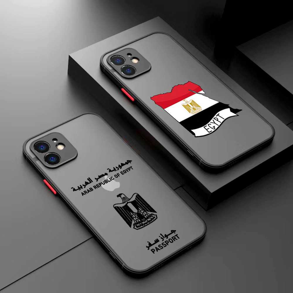 Travel Accessories Egypt - エジプトパスポート電話ケース iphone 16 15 14 13