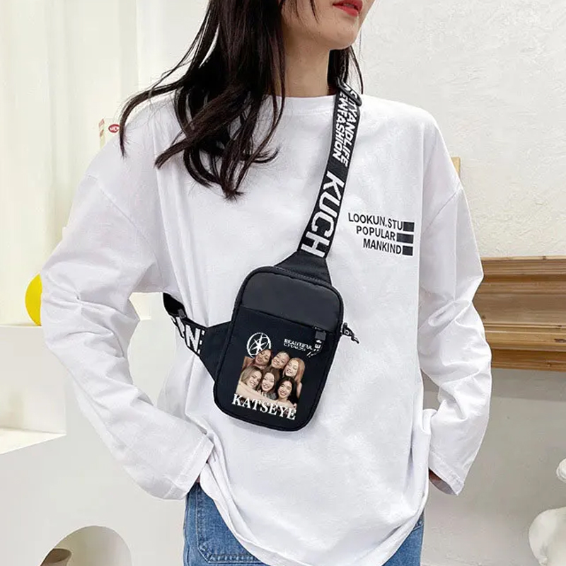 Travel Accessories Cute - ファッション K POP K-KATSEYE レディース ショルダーバッグ