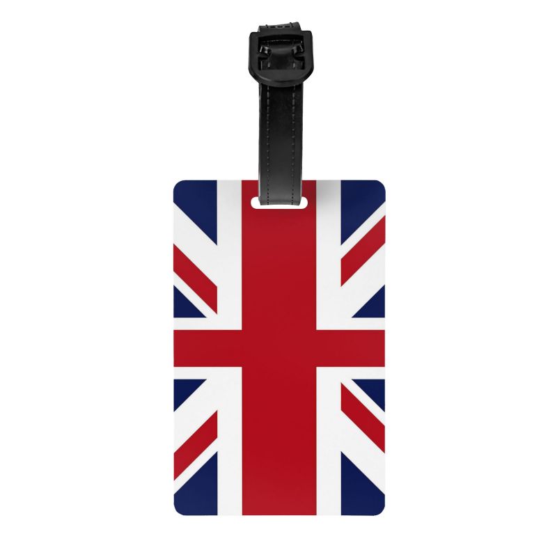 Travel Accessories Uk - レトロなユニオンジャック柄のラゲージタグ、ネームカード付きプライバシーカバー、IDラベル、旅行バッグ、スーツケース用、英国国旗柄、手荷物搭乗タグ