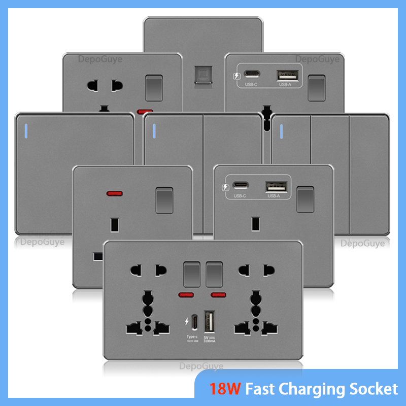 Travel Accessories Uk - 英国 13A USB タイプ c 18