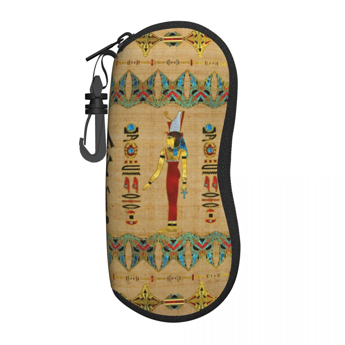 Travel Accessories Egypt - カスタムエジプトムトシンボルシェルメガネケースユニセックス旅行古代エジプト眼鏡ケースサングラスプロテクターボックス