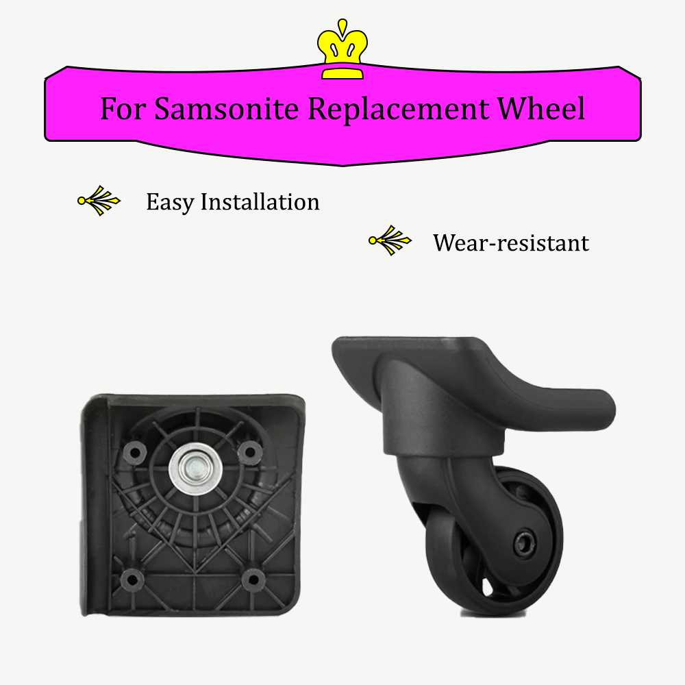 Travel Accessories Samsonite - サムソナイトの荷物ホイールアクセサリートロリースーツケースユニバーサルホイール搭乗ケース高強度メンテナンスプーリーに適応