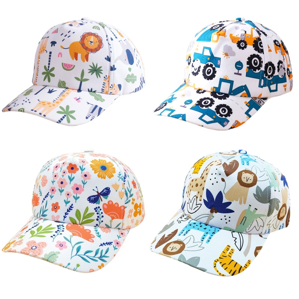 Travel Accessories For 10 Year Old Girl - 男の子と女の子のための漫画の動物の野球帽、子供のための旅行の日よけ帽、ビーチアクセサリー、夏、新しい