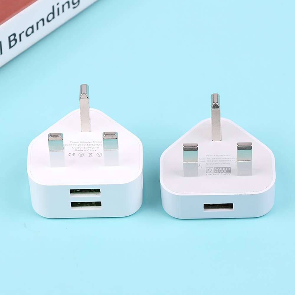 Travel Accessories Uk - 2in1 USB UKプラグ3ピン壁掛け充電アダプター、USBポート付き、Xiaomi Redmi、Samsung、VIVO対応充電コンバーターアクセサリー