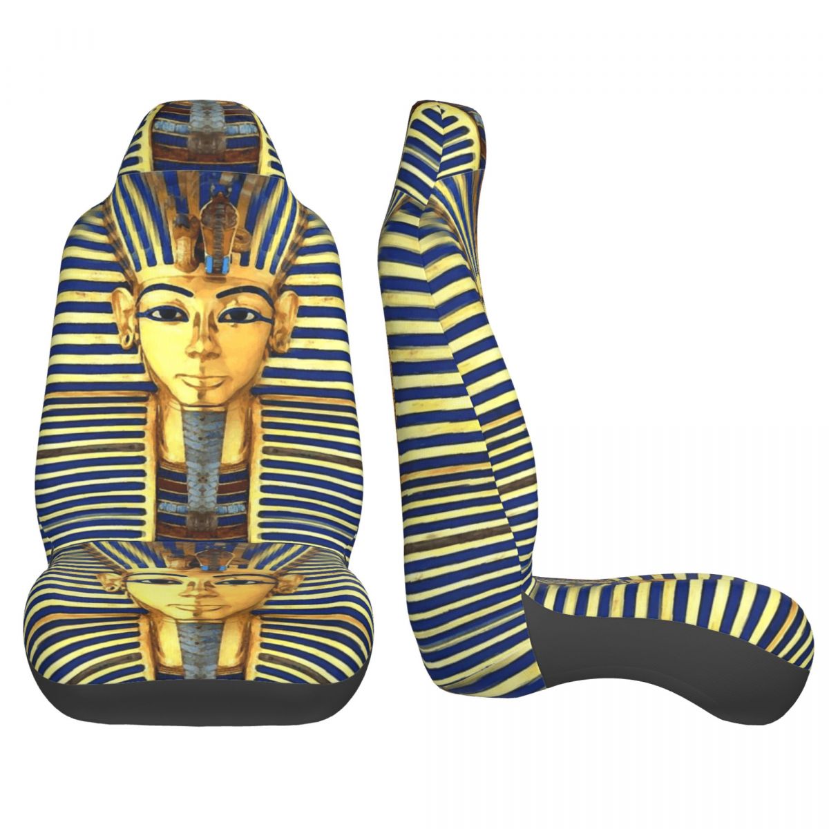 ファラオ王ツタンカーメンゴールドラピスユニバーサルカーシート - Travel Accessories Egypt のレビューと価格
