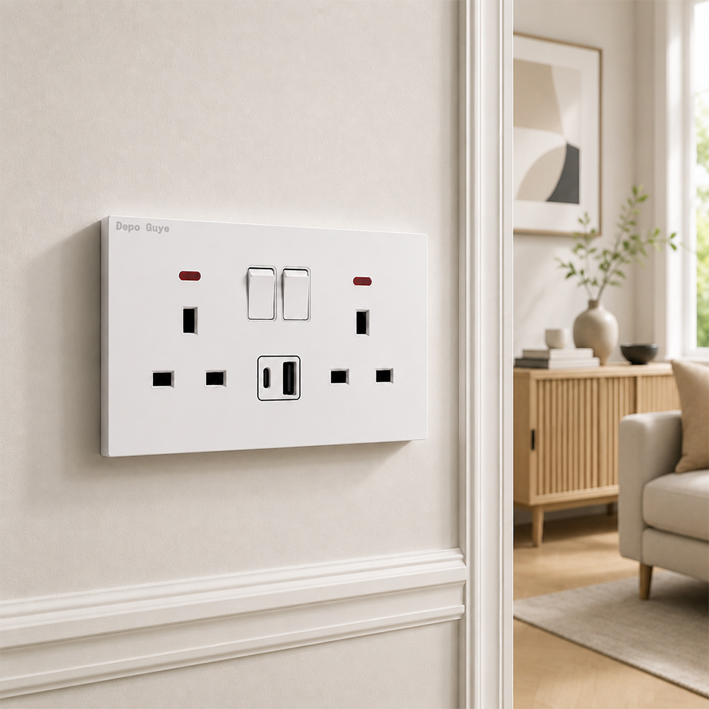 急速充電付き英国標準電源ソケット,壁コンセント,双方向スイッ - Travel Accessories Uk のレビューと価格