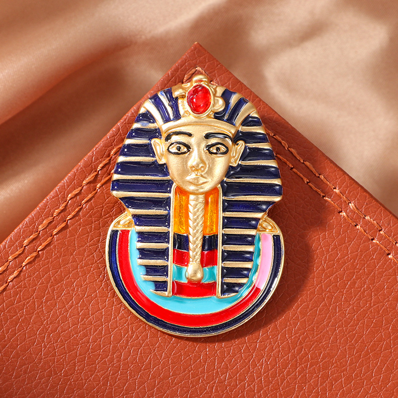 古代エジプトの旅行のお土産ブローチ、ヴィンテージのファラオの - Travel Accessories Egypt のレビューと価格