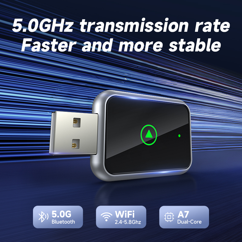 2 in 1 ワイヤレスCarPlayアダプター＆Andro - Travel Plug Type C のレビューと価格