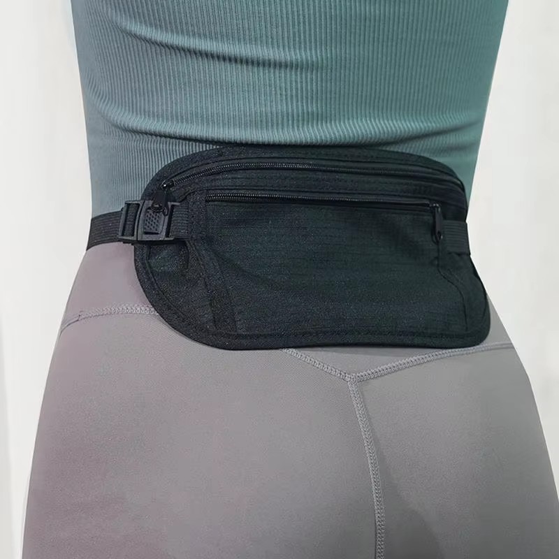 スポーツランニング用ウエストバッグ、見えないトラベルウエスト - Money Belt Hidden のレビューと価格