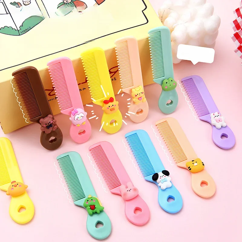 赤ちゃんと女の子のための丸い歯のブラシ,動物の絵が描かれたヘ - Travel Accessories For 10 Year Old Girl のレビューと価格