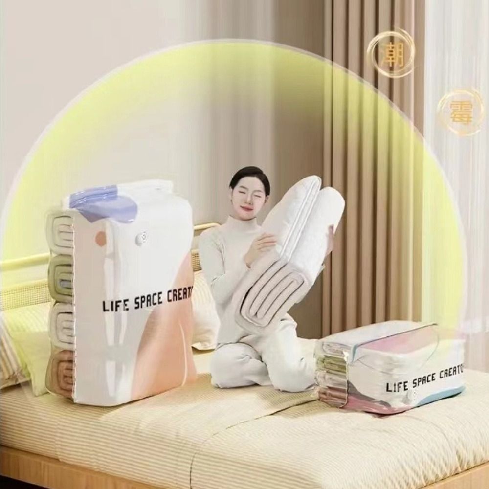 プレス＆シール真空収納バッグ 省スペースキューブ圧縮収納圧縮 - Compression Bag Vacuum のレビューと価格