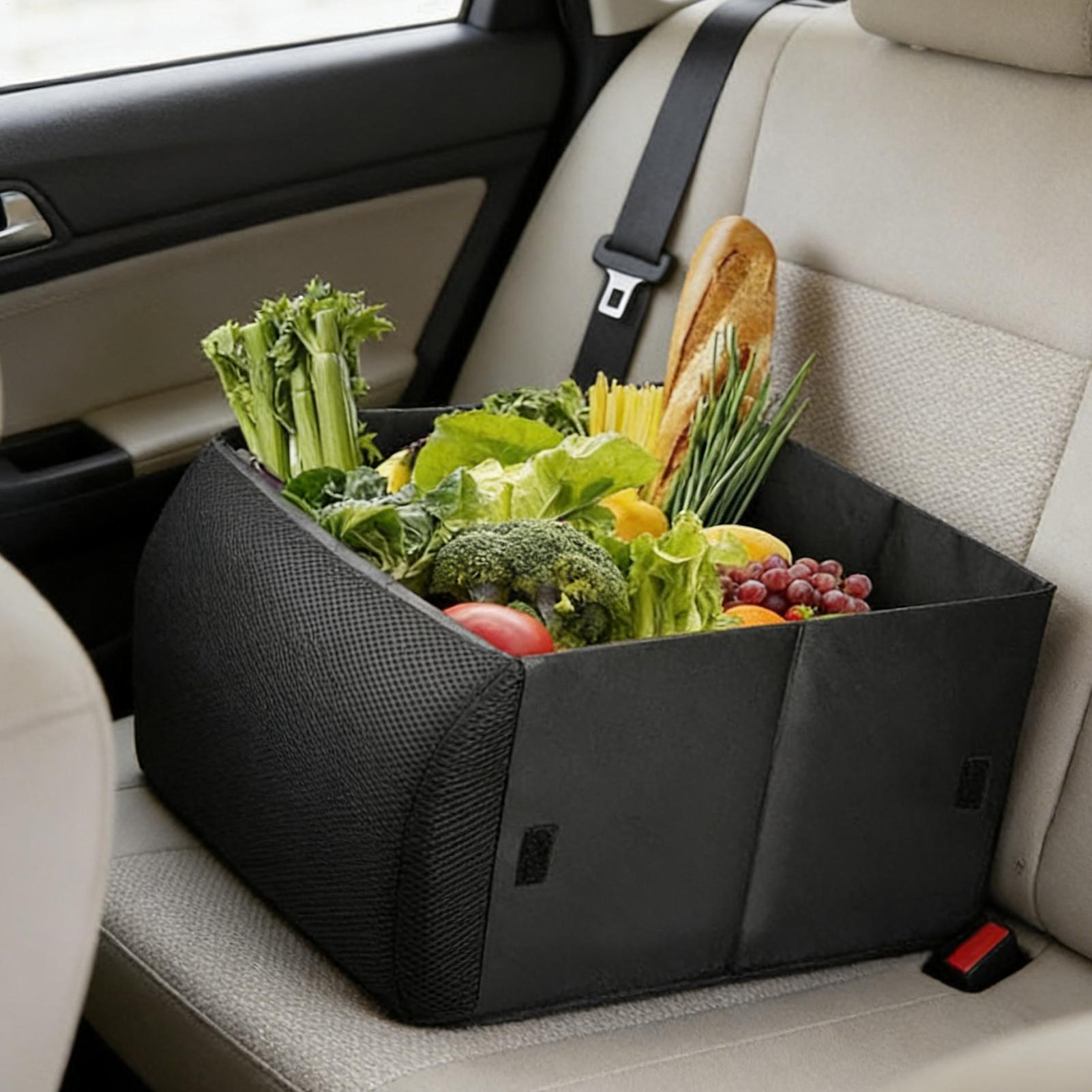 トランクオーガナイザー 30L 折りたたみ式カーゴコンテナ  - Travel Accessories For Road Trip のレビューと価格