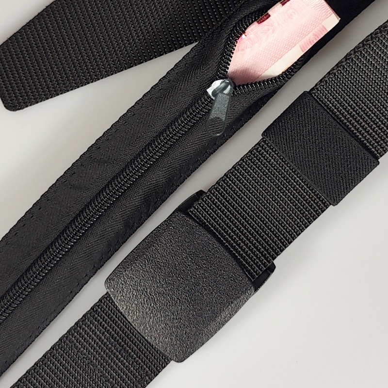 旅行用現金盗難防止ベルトウエストバッグ女性用ポータブル隠しマ - Money Belt Hidden のレビューと価格