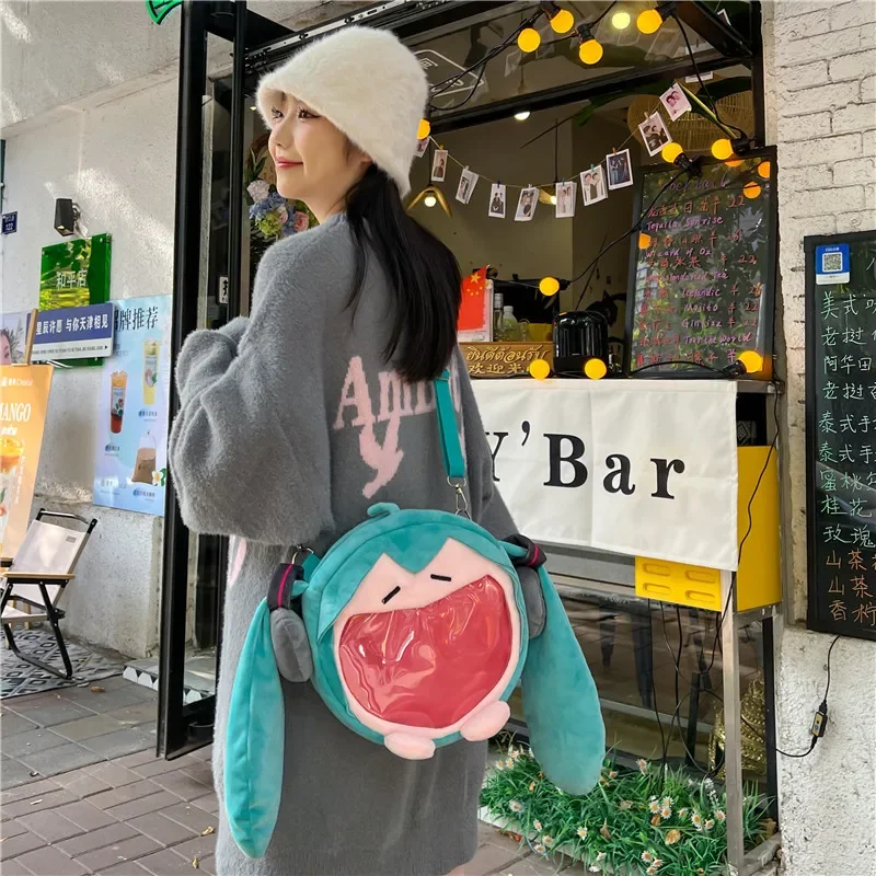 ! ! 初音ミクショルダーバッグバックパックかわいいアニメぬ - Travel Accessories Cute のレビューと価格