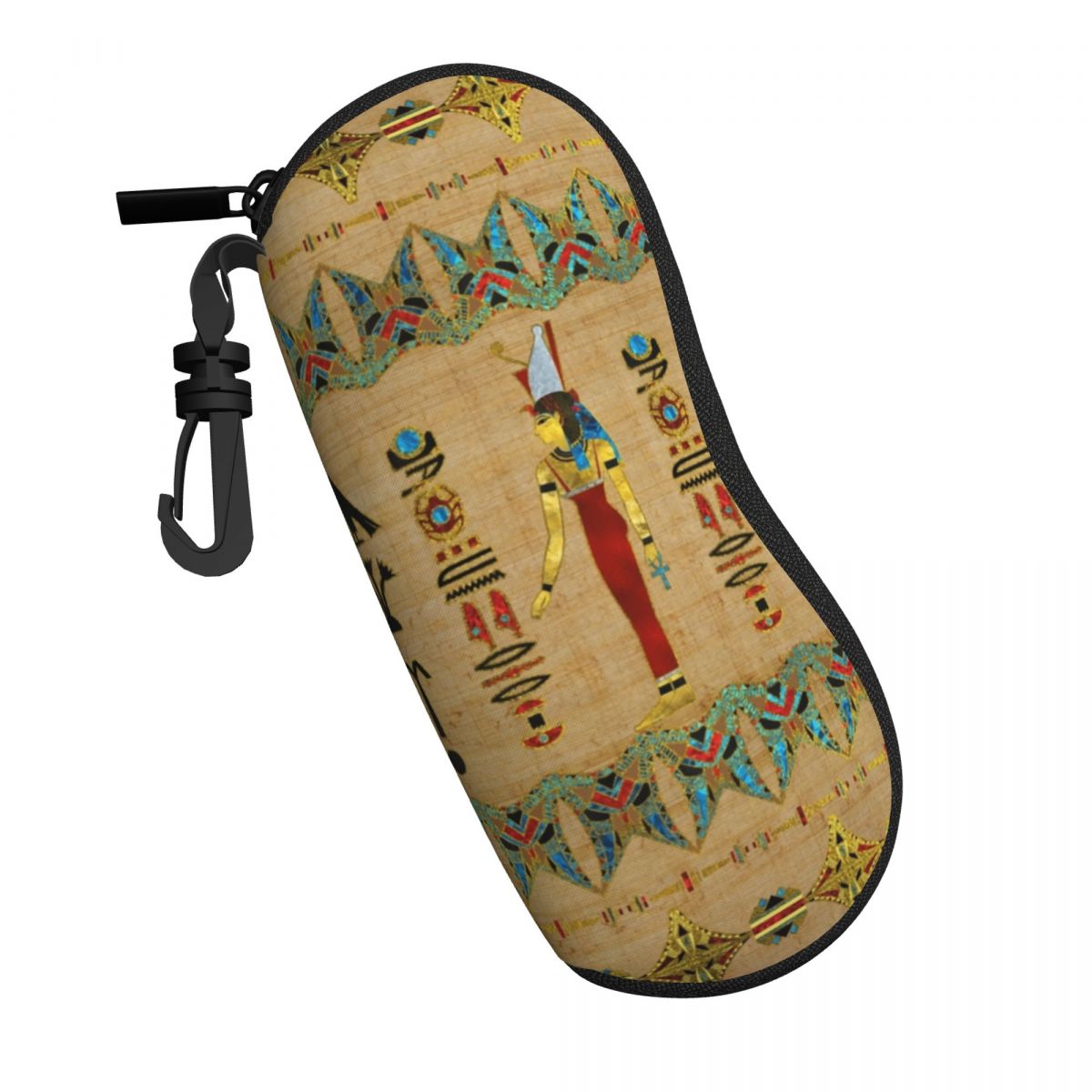 カスタムエジプトムトシンボルシェルメガネケースユニセックス旅 - Travel Accessories Egypt のレビューと価格