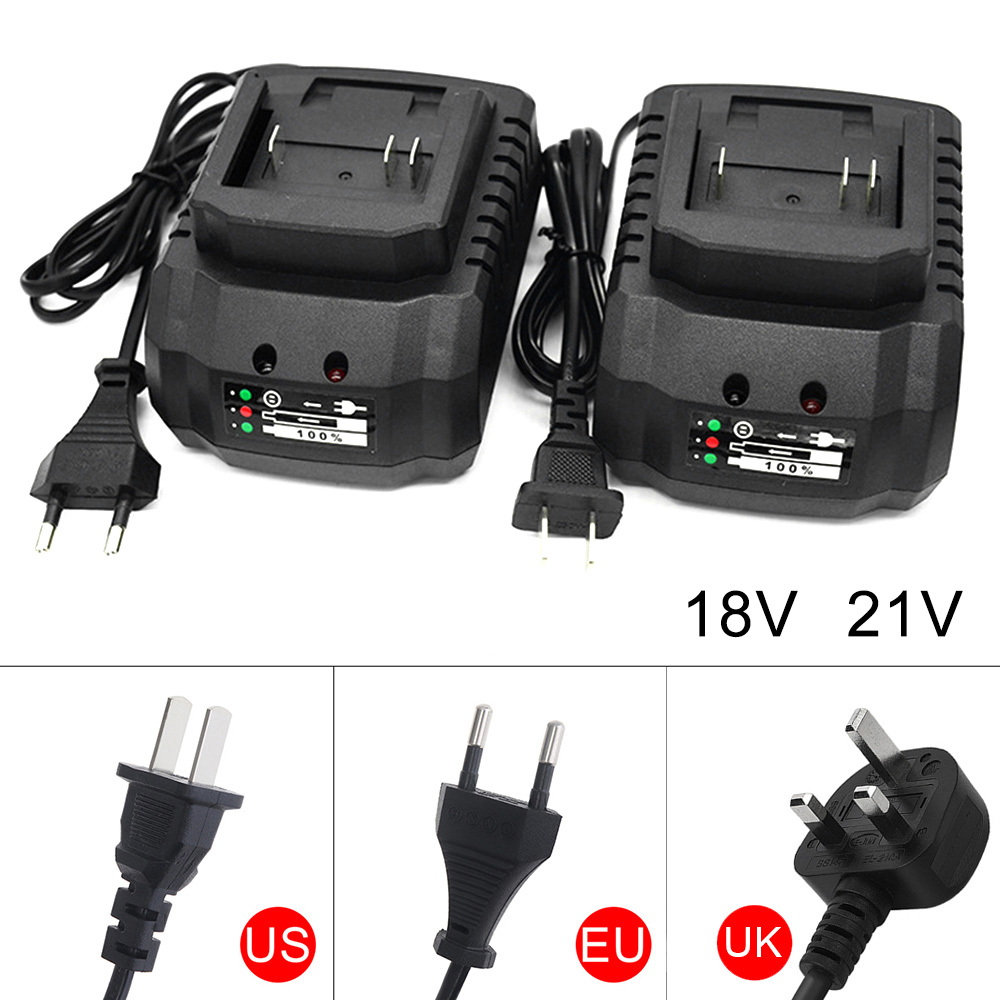 リチウムイオンバッテリー充電器 18V 21V 急速充電 マ - Travel Accessories Uk のレビューと価格