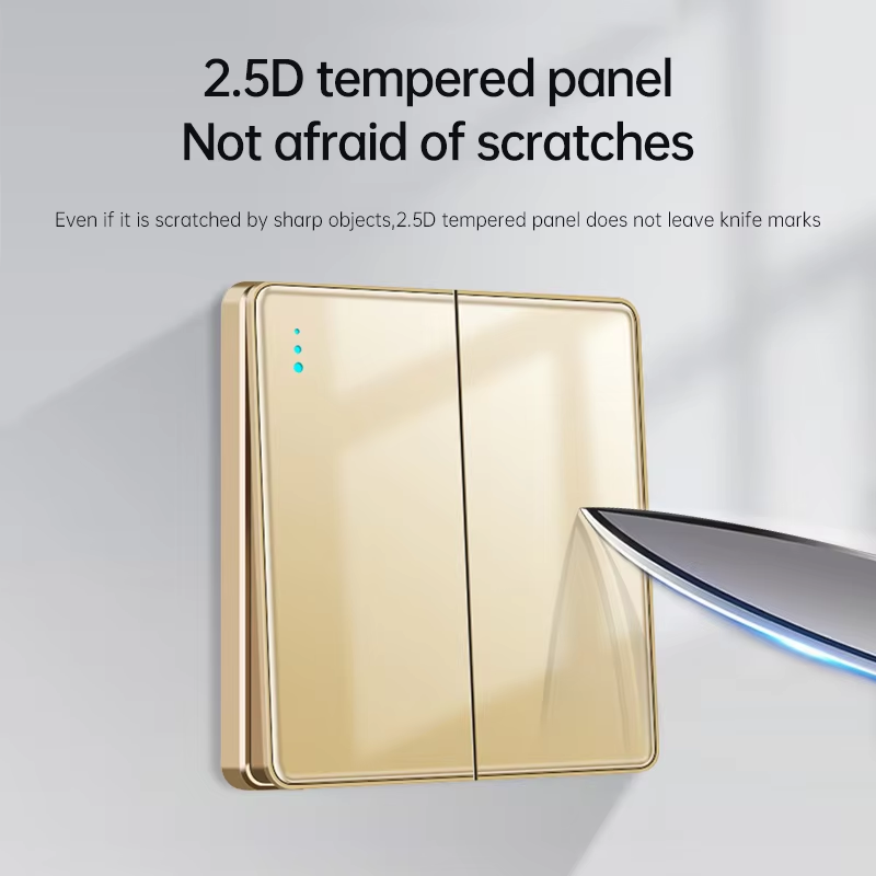 PSSRISE 全面強化ガラス製ウォールランプスイッチボタン - Travel Accessories Uk のレビューと価格