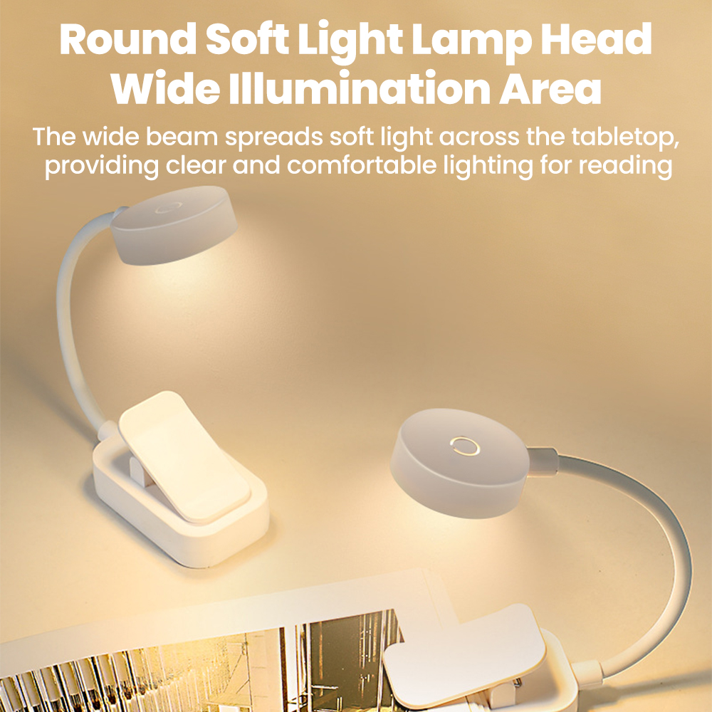 電池式LEDブックライト クリップ式読書灯 3モード フレキ - Travel Reading Accessories のレビューと価格