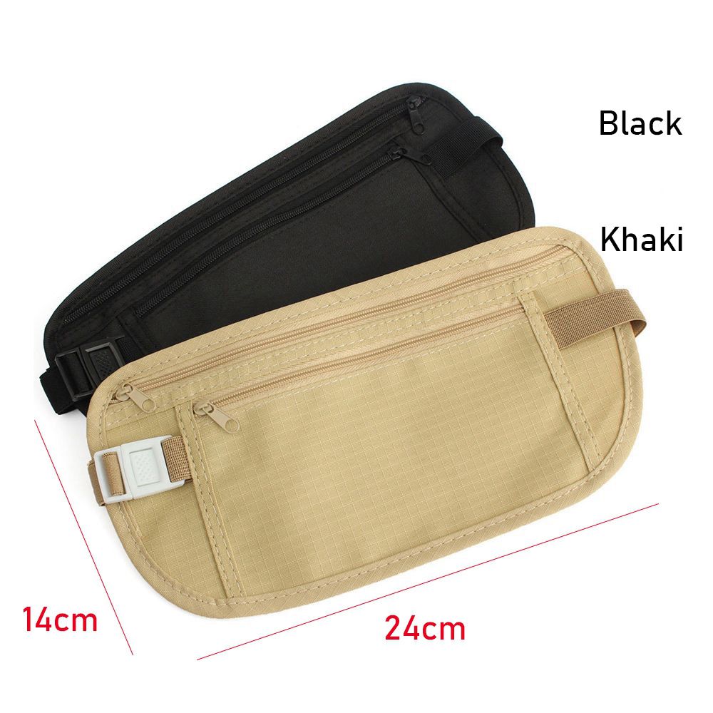 スリムシークレット隠しウエストバッグ布製トラベルポーチ盗難防 - Money Belt Hidden のレビューと価格
