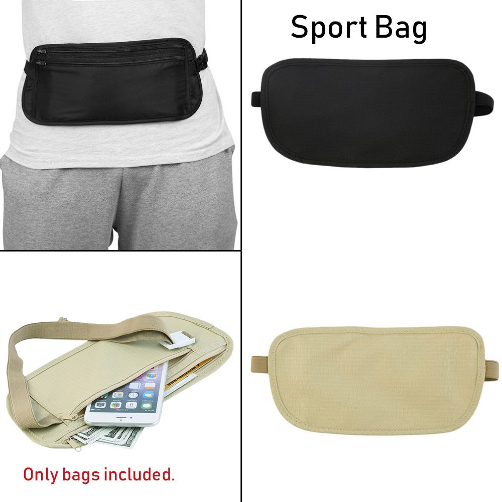 スリムシークレット隠しウエストバッグ布製トラベルポーチ盗難防 - Money Belt Hidden のレビューと価格