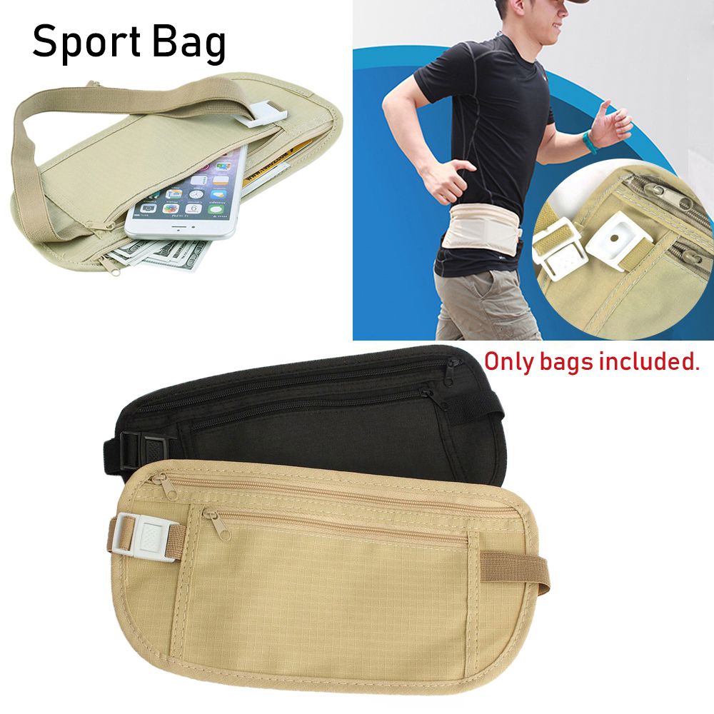 スリムシークレット隠しウエストバッグ布製トラベルポーチ盗難防 - Money Belt Hidden のレビューと価格
