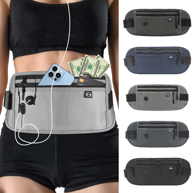 パスポート、お金、貴重品を隠せるトラベルウエストパック、ポー - Money Belt Hidden のレビューと価格