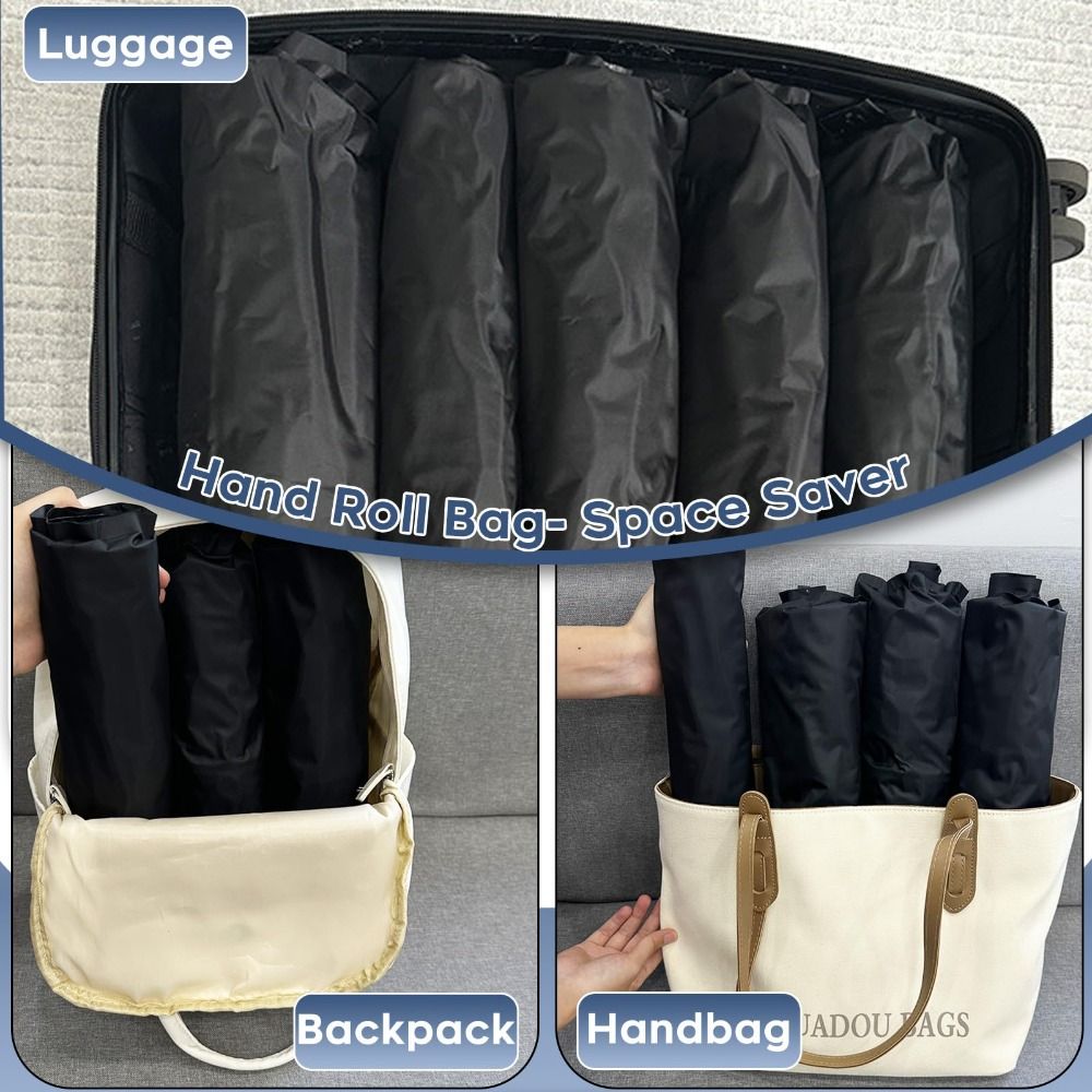 新しい再利用可能なハンドロール式真空バッグ、省スペース防塵真 - Compression Bag Vacuum のレビューと価格