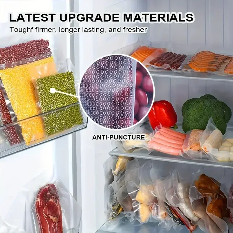 50 個の真空シーラーバッグ、使い捨て気密圧縮バッグ、透明食 - Compression Bag Vacuum のレビューと価格