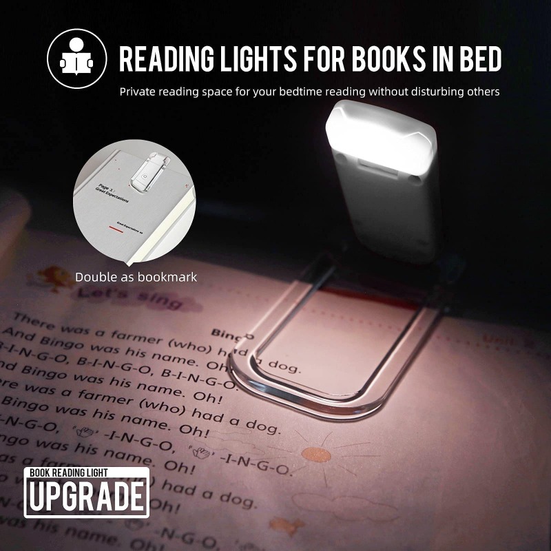 ポータブルLEDブックリーディングライト クリップ式ブックマ - Travel Reading Accessories のレビューと価格