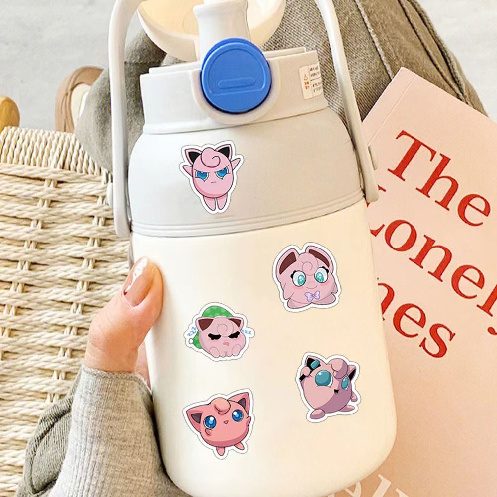 ポケモン 50枚のかわいいジグリーパフステッカー - ジャー - Travel Accessories Cute のレビューと価格
