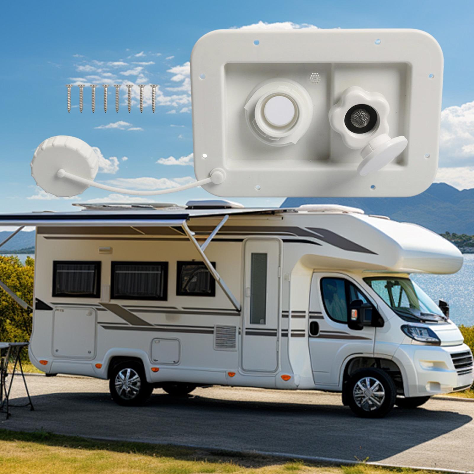 RV シティ給水口 2 ポートポータブル車両アクセサリー R - Travel Accessories For Road Trip のレビューと価格