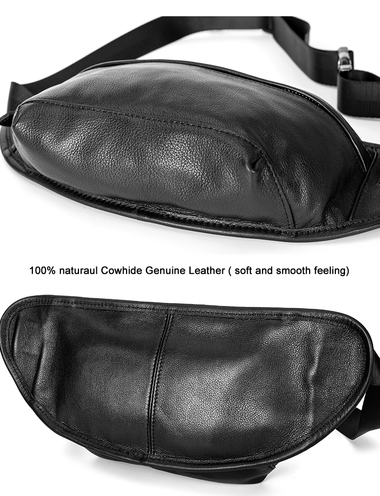 新作メンズ本革ウエストバッグ チェストパック レザーウエスト - Money Belt Hidden のレビューと価格