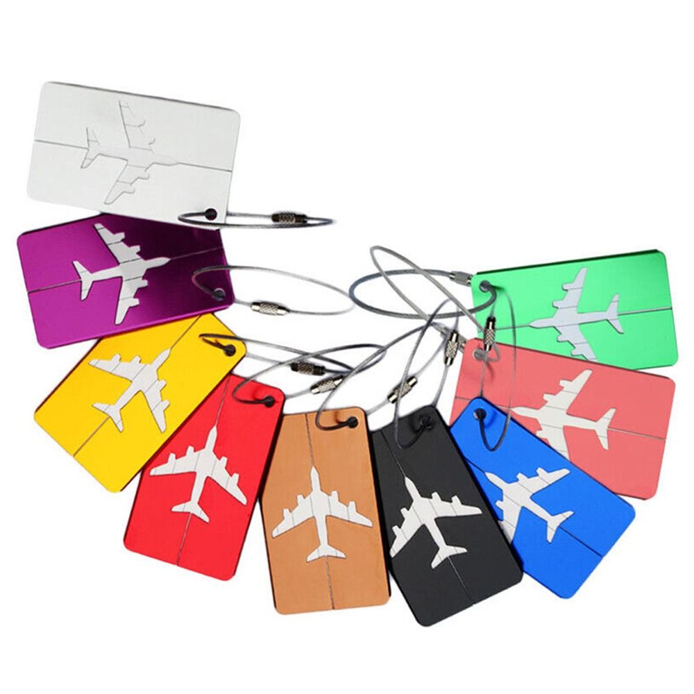 トラベルバッグ用の再利用可能なアルミニウム製ラゲッジタグ,収 - Travel Accessories Uk のレビューと価格