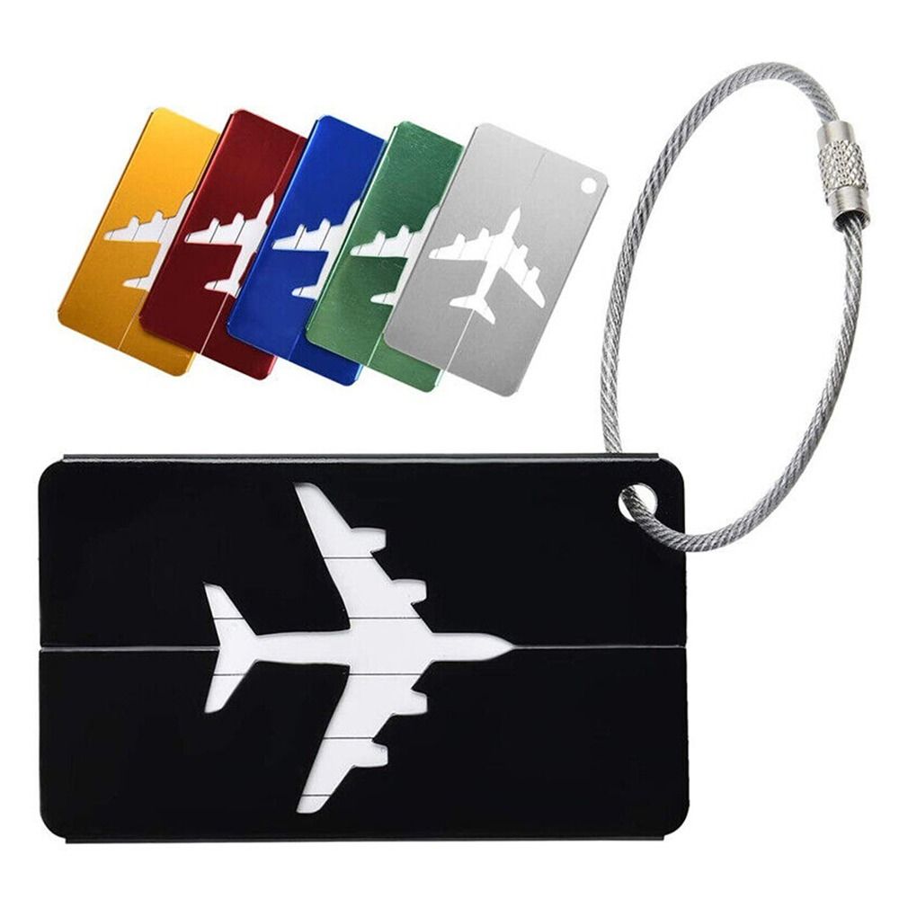 トラベルバッグ用の再利用可能なアルミニウム製ラゲッジタグ,収 - Travel Accessories Uk のレビューと価格
