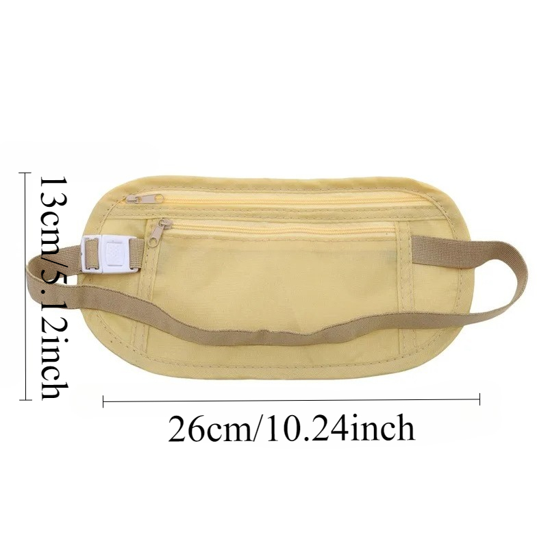パスポート、お金、貴重品を隠せるトラベルウエストバッグ、ポー - Money Belt Hidden のレビューと価格