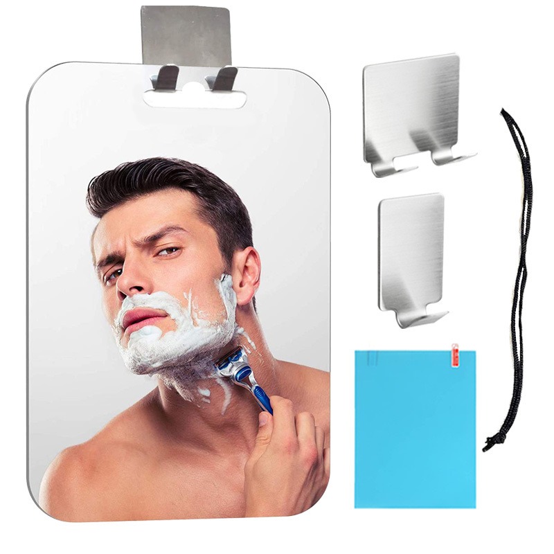 D9 30x20CM大型アクリル製曇り止めミラー 浴室用具  - Travel Accessories For Europe のレビューと価格