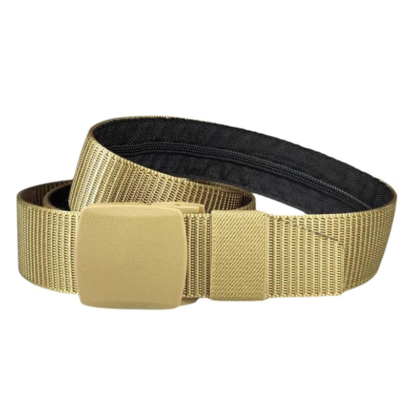 男性用トラベル盗難防止ベルト ナイロン製ウエストストラップ  - Money Belt Hidden のレビューと価格