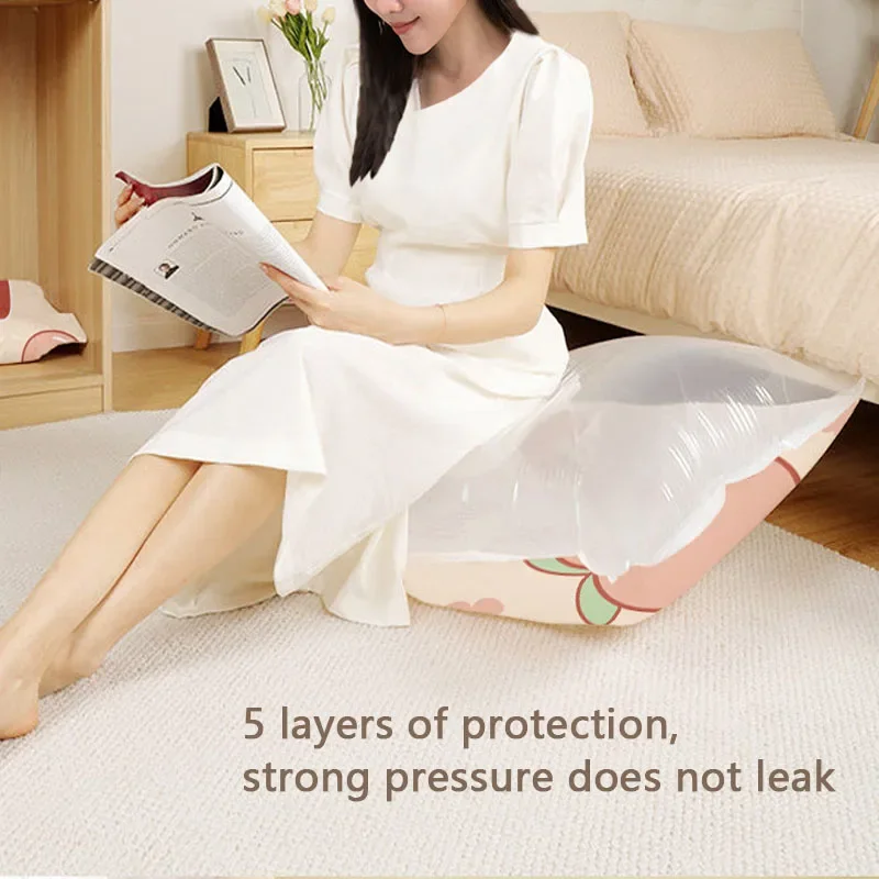 1/4 個旅行移動圧縮袋再利用可能な吸引圧縮袋真空包装省スペ - Compression Bag Vacuum のレビューと価格