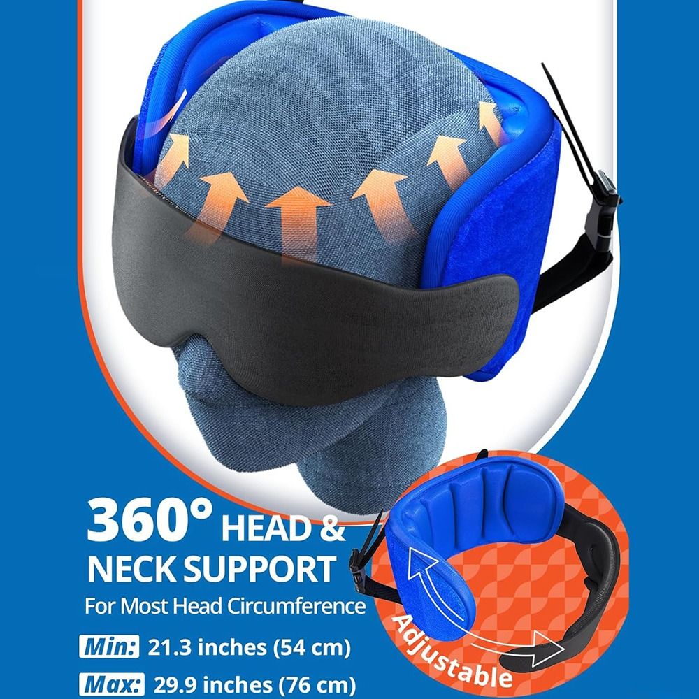 新3D立体型トラベルピロー 100%遮光 目圧ゼロ アイカバ - Travel Accessories For Road Trip のレビューと価格