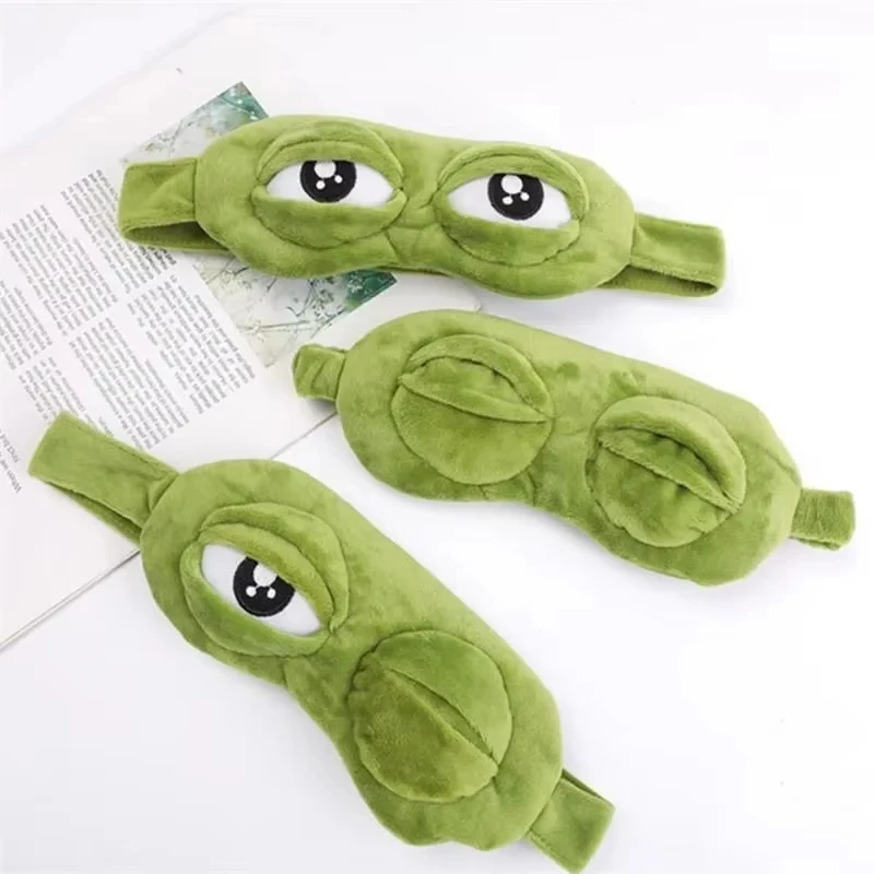 カエル型アイマスクパーティーゲーム面白いアイマスク漫画ぬいぐ - Travel Accessories Cute のレビューと価格